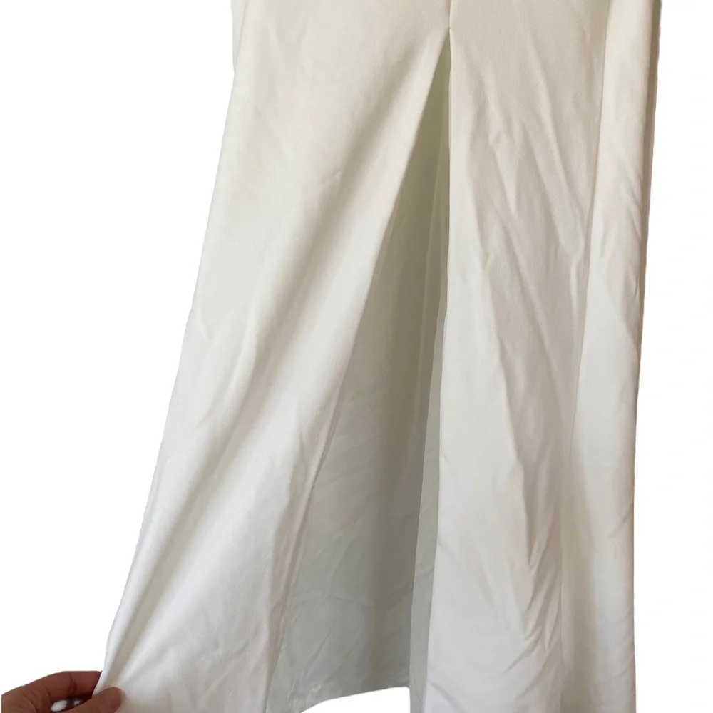 Lulus White Aveline Off The Shoulder Maxi Wedding Dress Dress Women’s Size Small - Picture 7 of 11